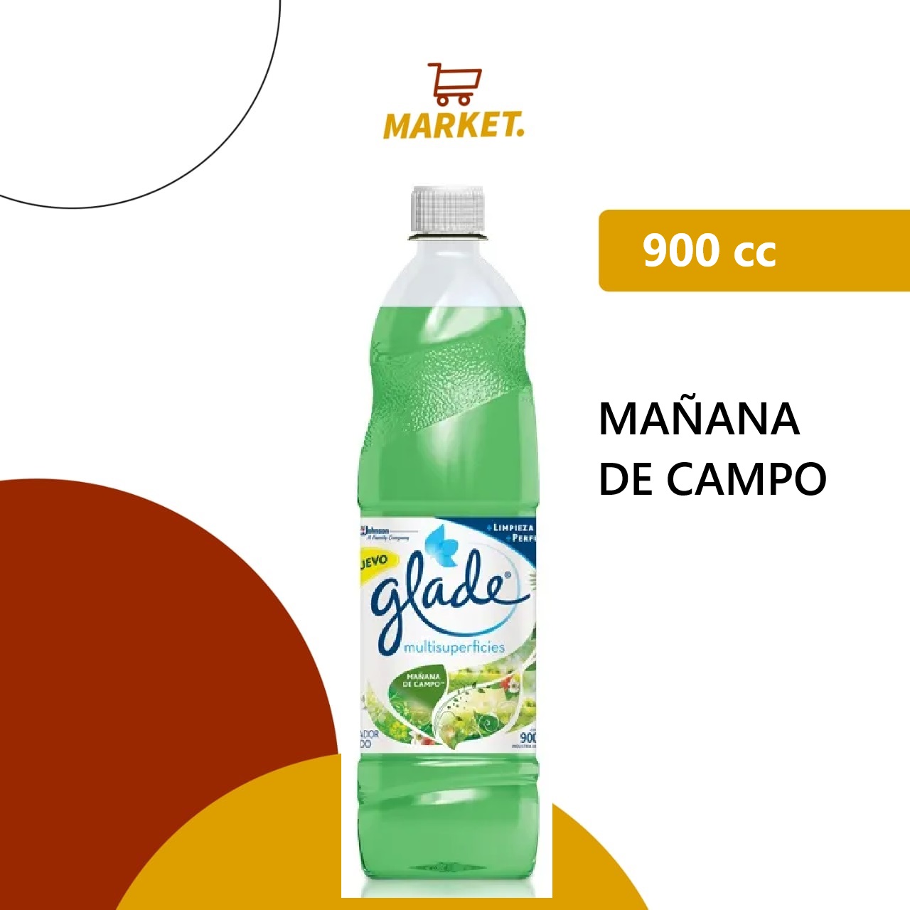 Limpiador Liq. Glade 900 cc