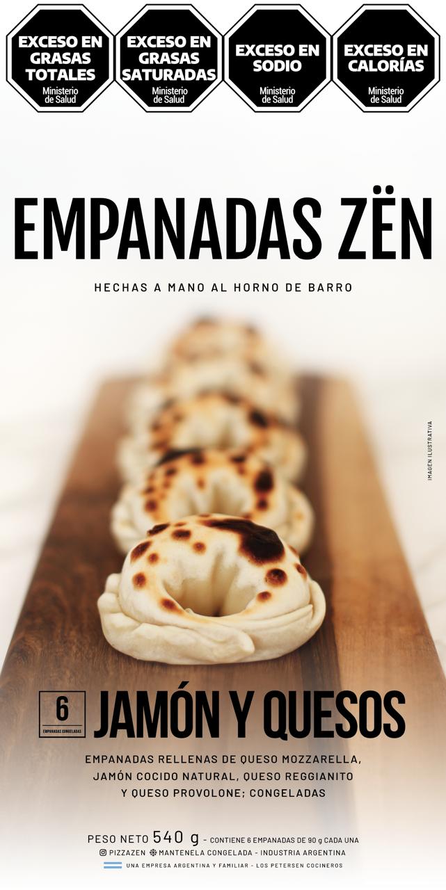  6 empanadas jamón y quesos