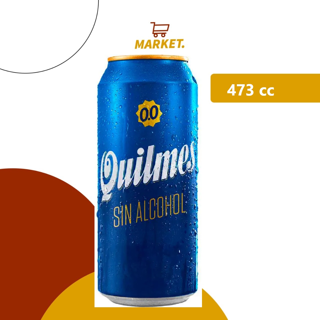 Lata Quilmes Sin Alcohol 473cc