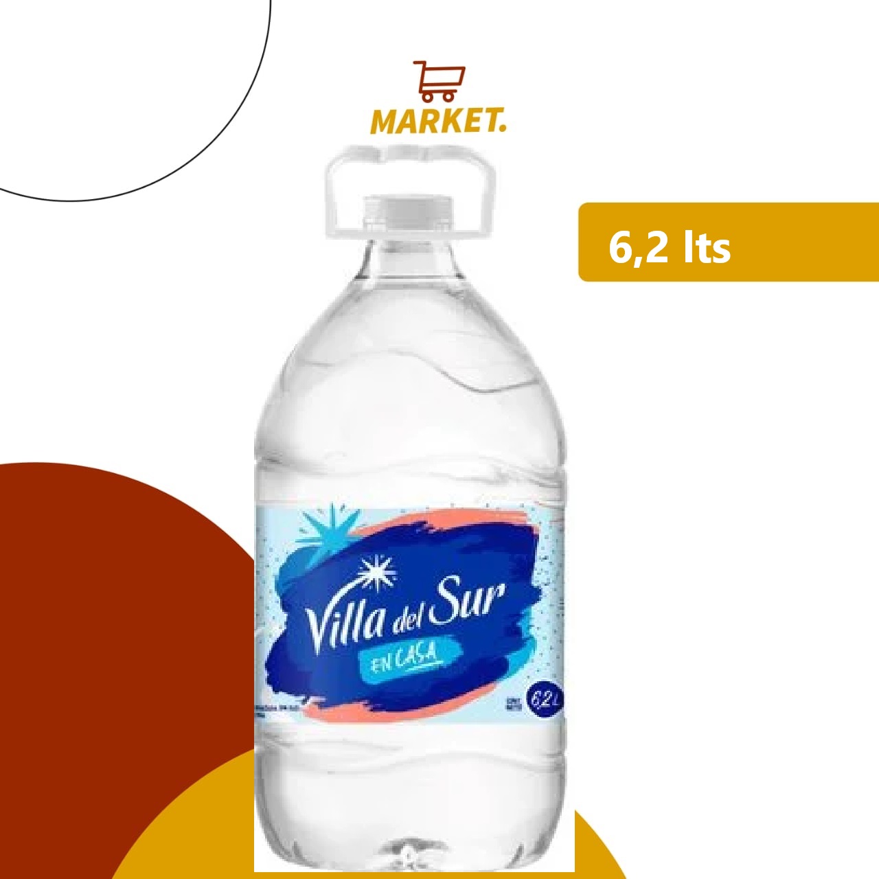 Agua Villa Del Sur 6,2 Lts