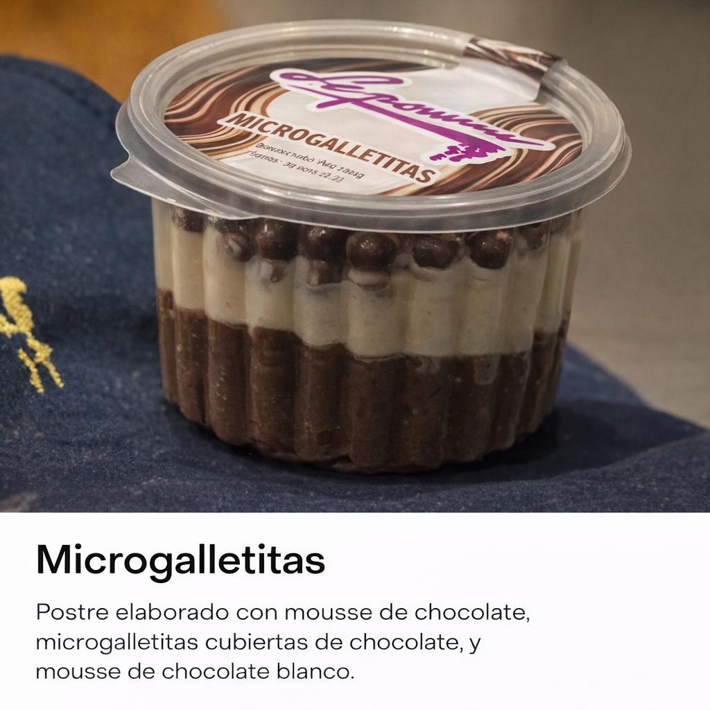 Torta individual microgalletitas