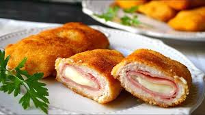 pastora de suprema de pollo rellena de jamon y queso