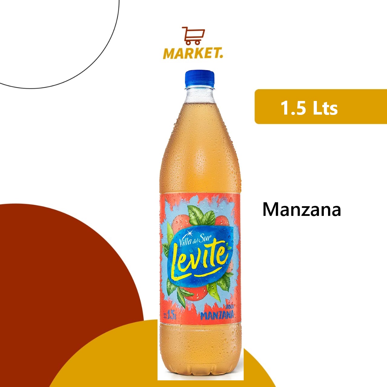 Agua Levite Manzana  1.5 Lts
