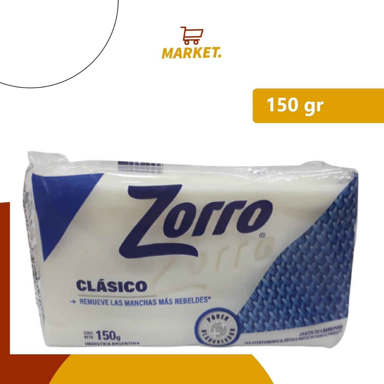Jabon En Pan Zorro 150gr