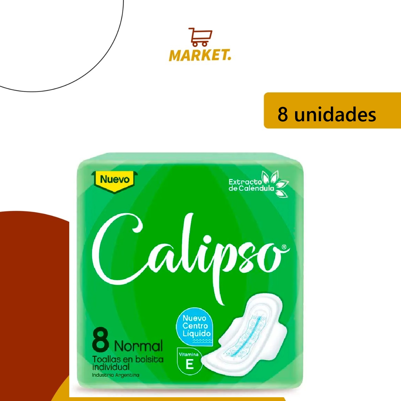 Toallas Fem. Calipso 8u.