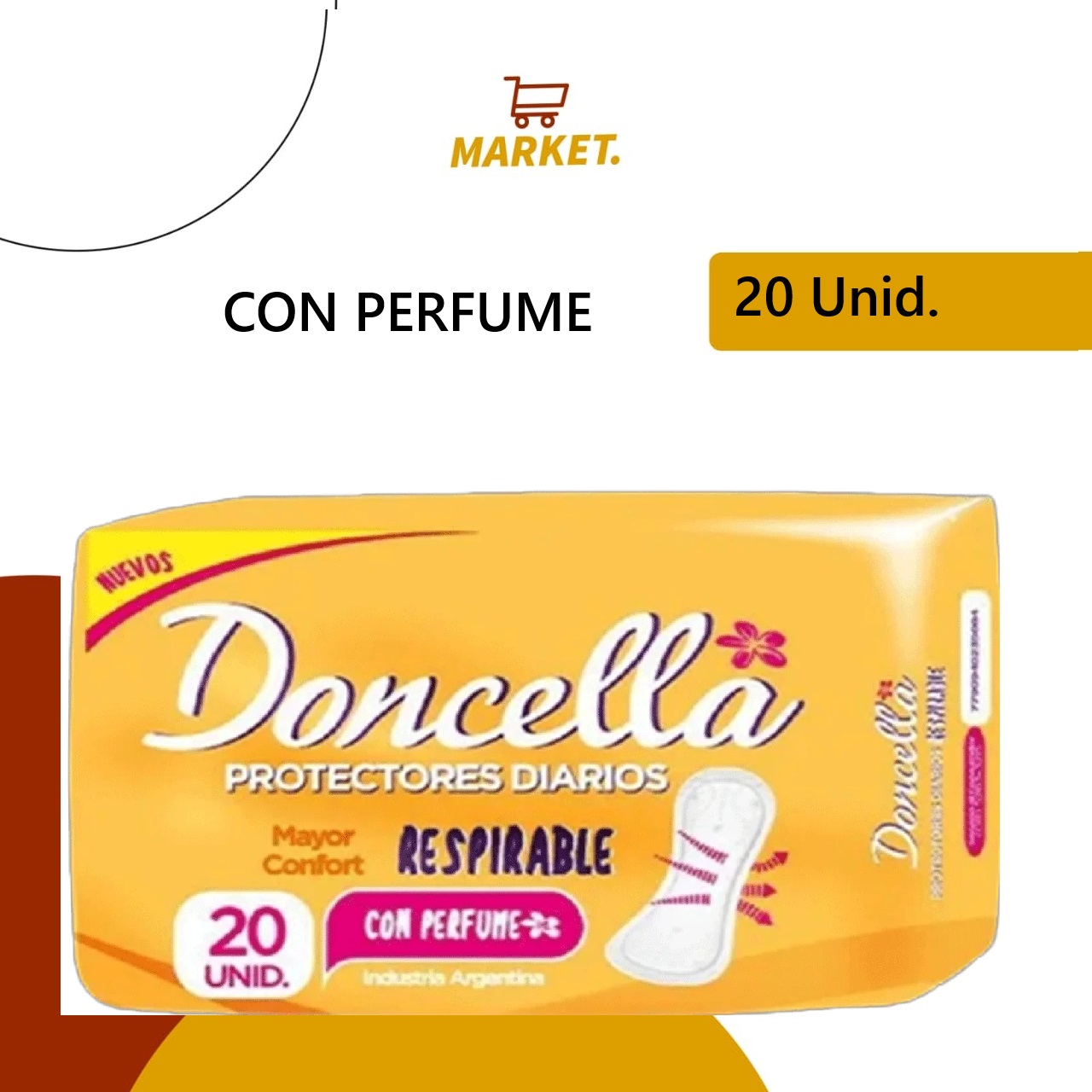 Protectores Diarios Doncella 20u.