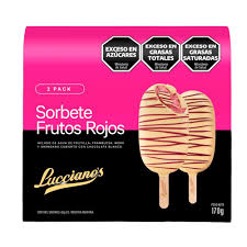 Helados De Sorbete Frutos Rojos X 2