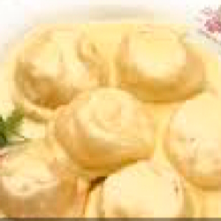 Sorrentinos con salsa