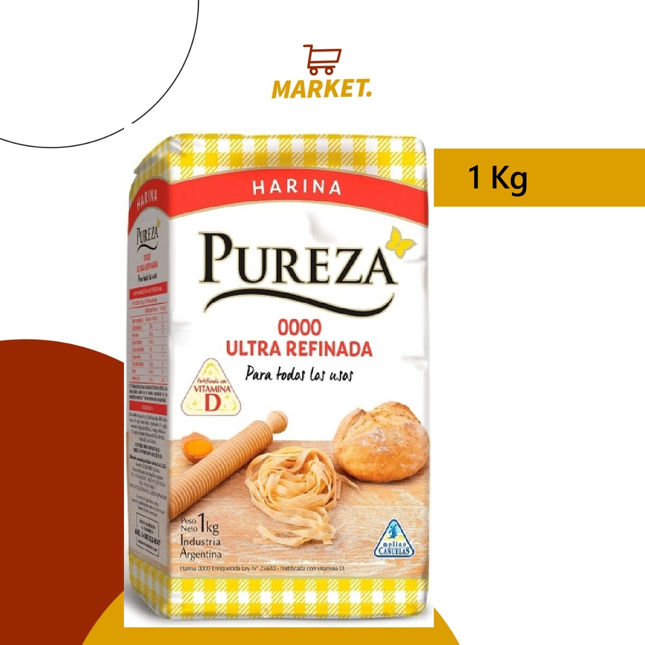Harina Pureza 0000 U.r. 1kg