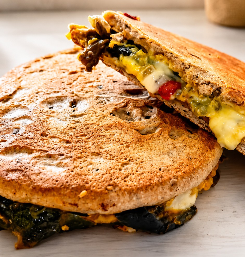 Sándwich En Pan Pita Integral + Ensalada 