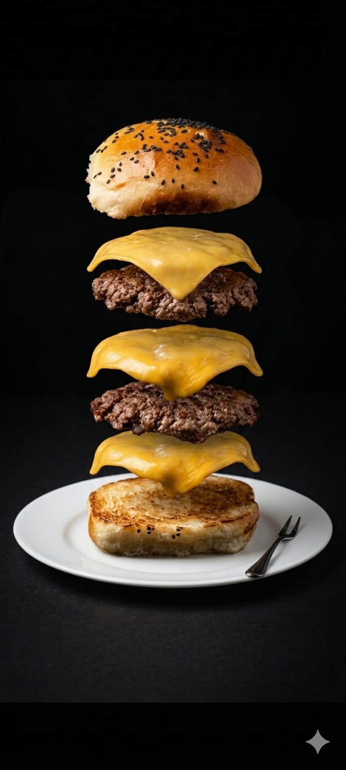 Promo!!! Doble Cheese Burger Con Gaseosa De 500cc Gratis!!!!