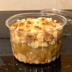 Postre Crumble de Manzana