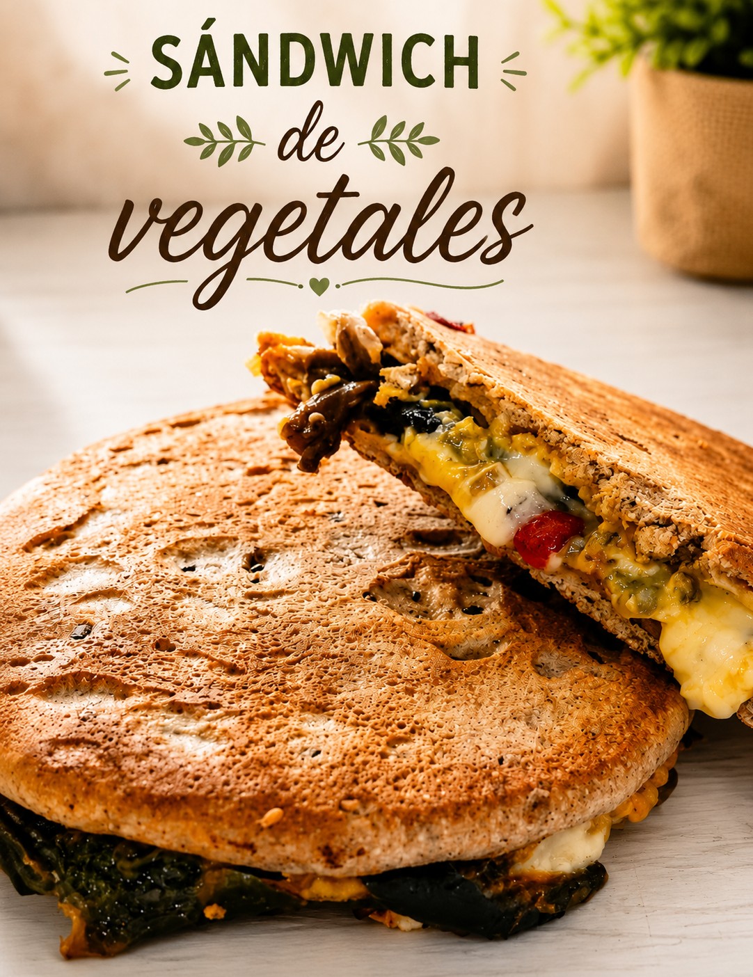 Sándwich Vegetal Caliente