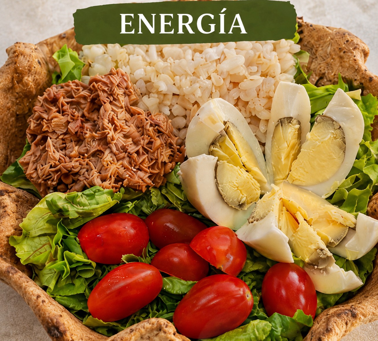Ensalada Energía En Bowl Comestible Integral