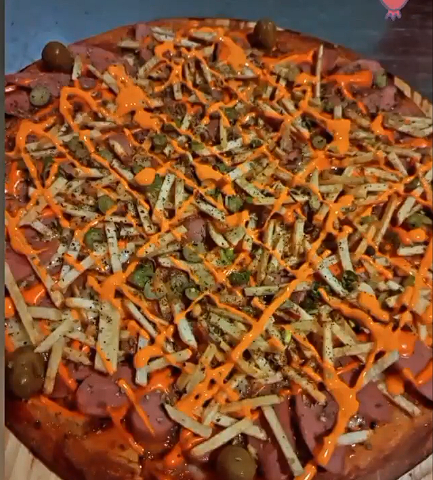 Pizza De Salchichas