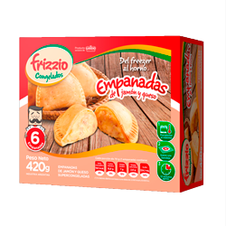 Empanadas de jamón y queso (6 uds.)