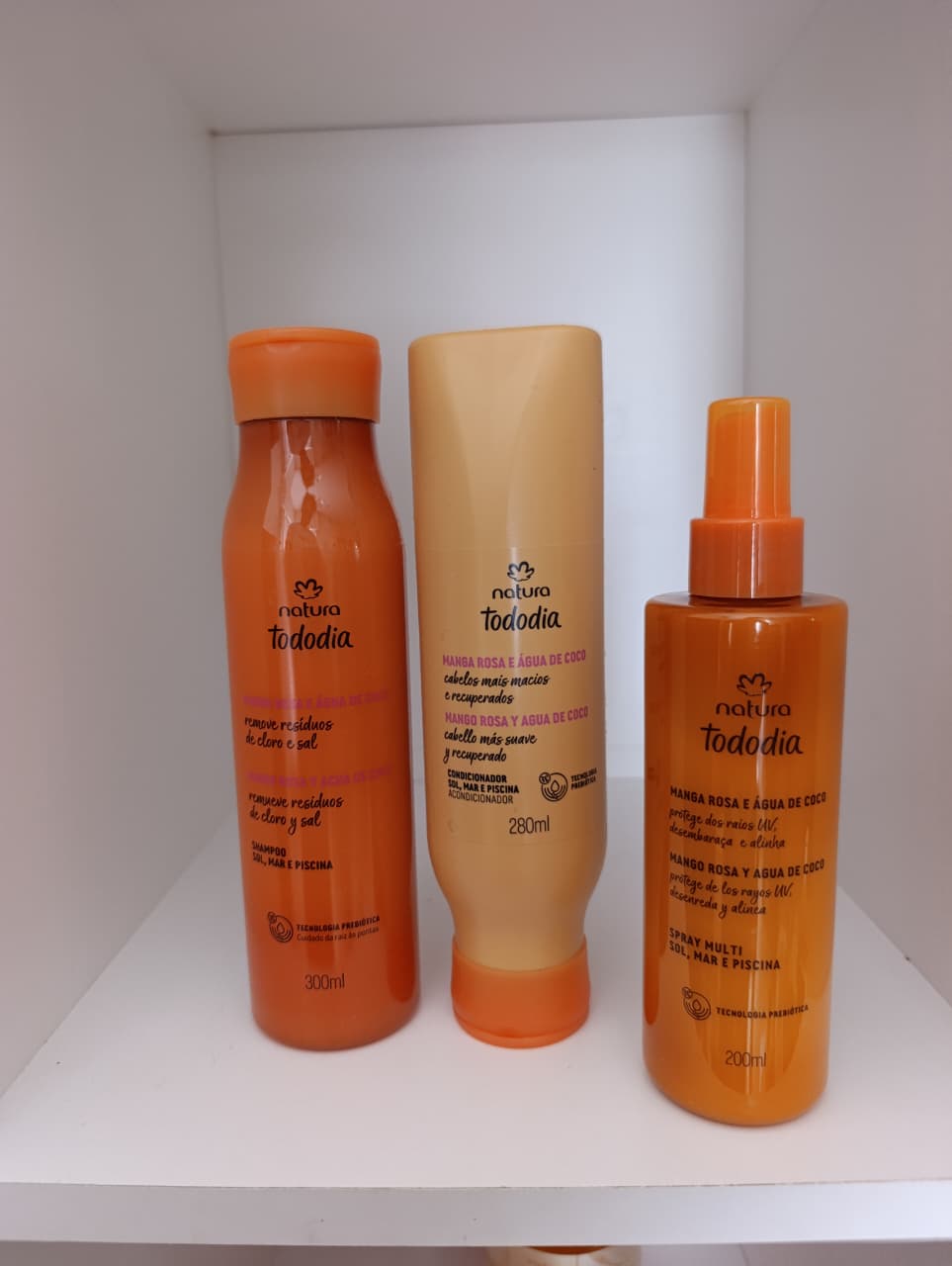 Kit Tododia Mango Rosa Y Agua De Coco