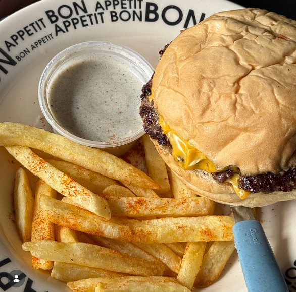 Hamburguesa Simple Cheese / Muzza