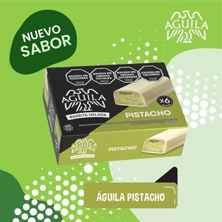 Barritas Heladas  X 6 De Pistacho 