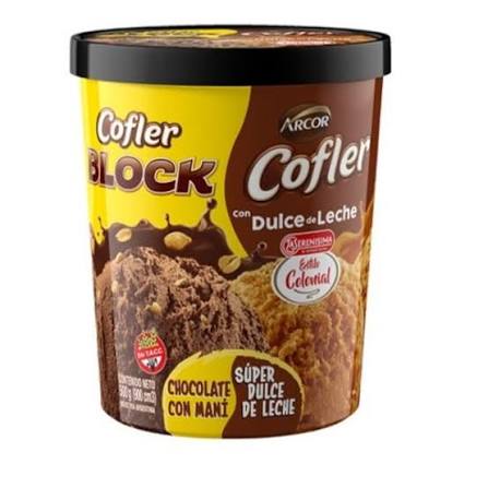 Gelato Xl Chocolate / Super Dulce De Leche  Block 520 Gr