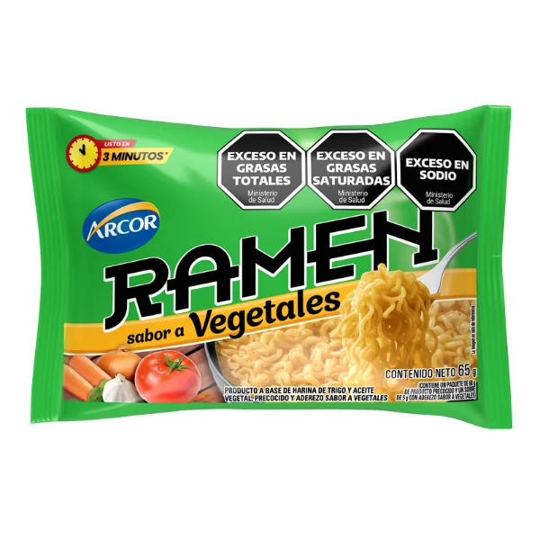 Ramen Sabor A Vegetales