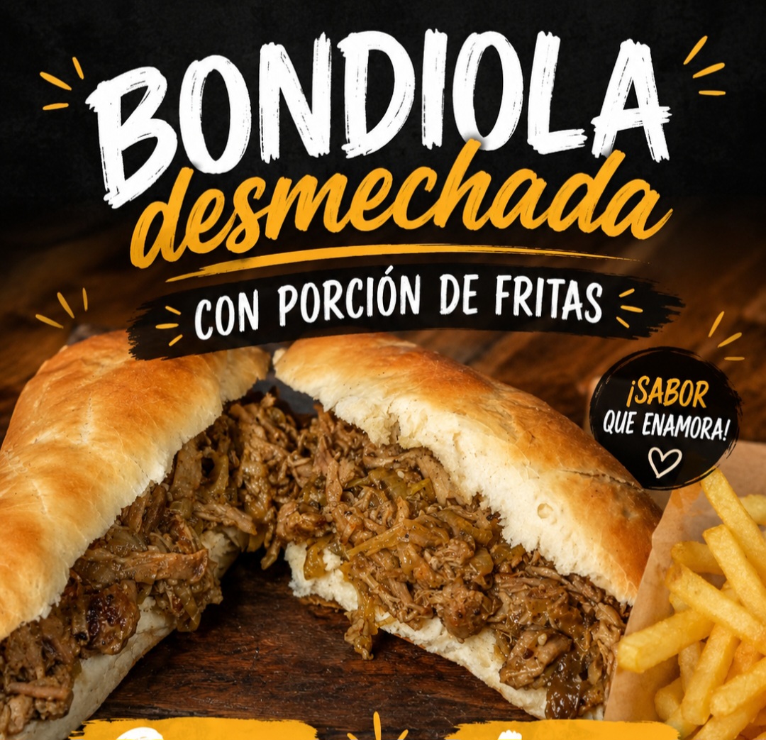 Bondiola Desmechada Con Fritas