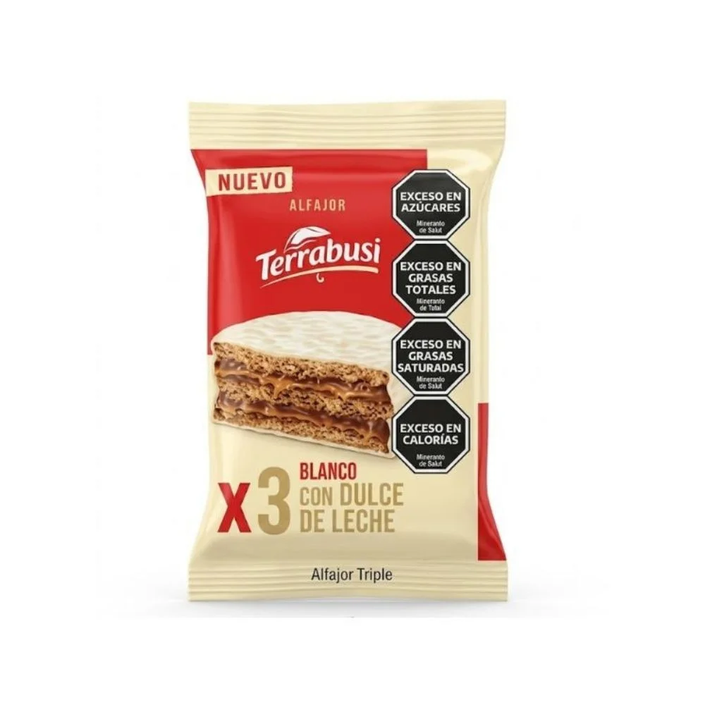 Alfajor Terrabusi Blanco Triple