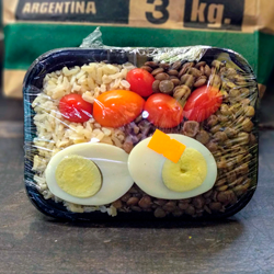 Ensalada de Arroz y Lentejas