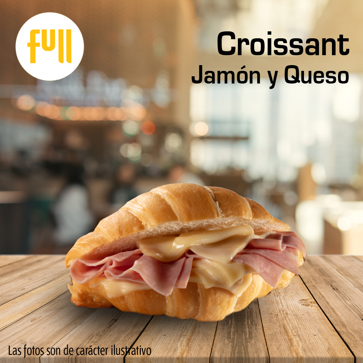 Croissant De Jamón Y Queso