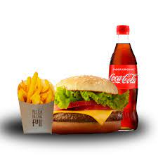 Combo Hamburguesa Con Queso