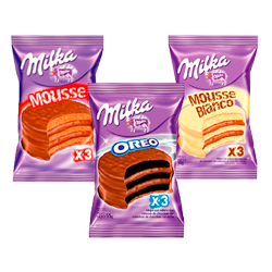 Combo tres alfajores Milka