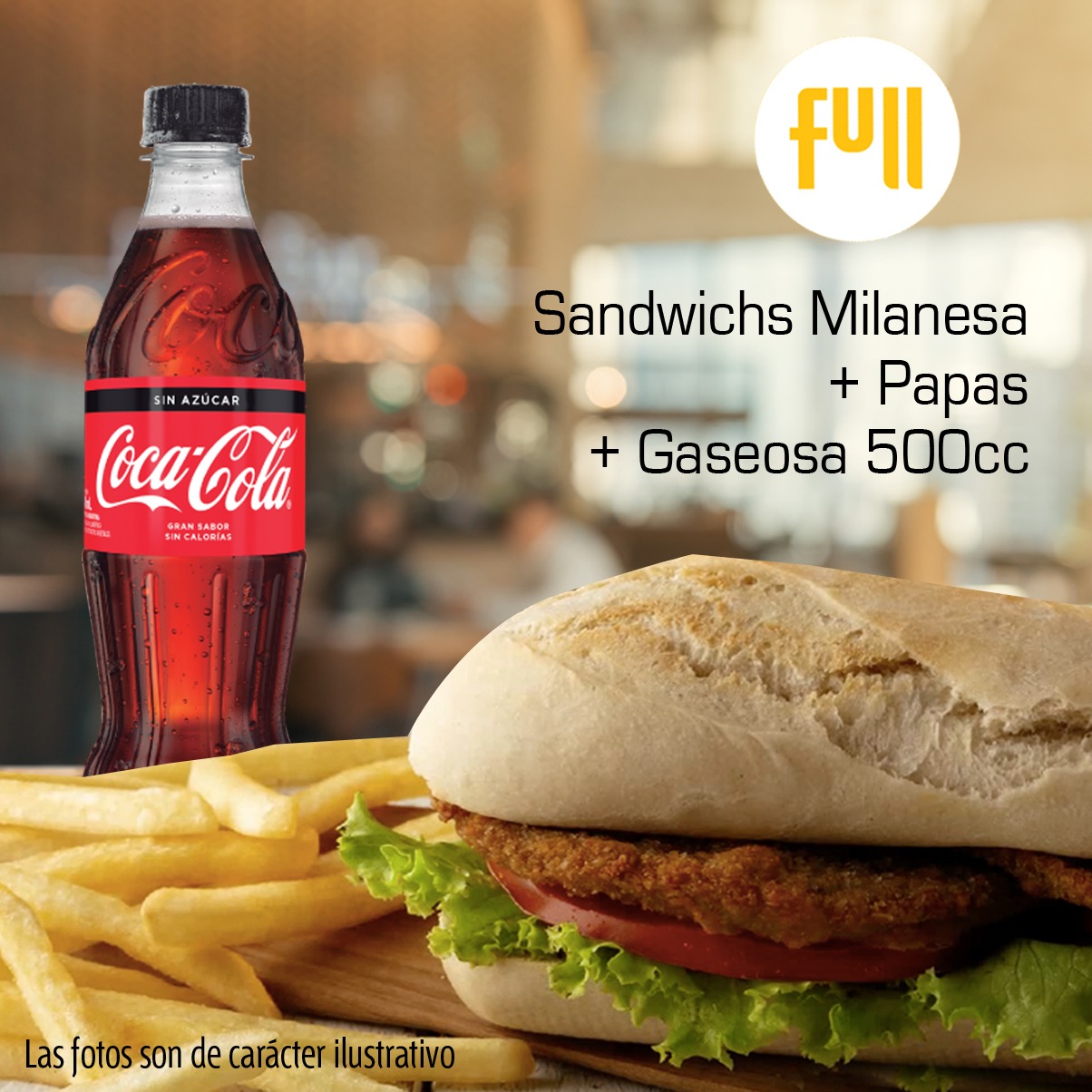 Combo Sándwich De Milanesa