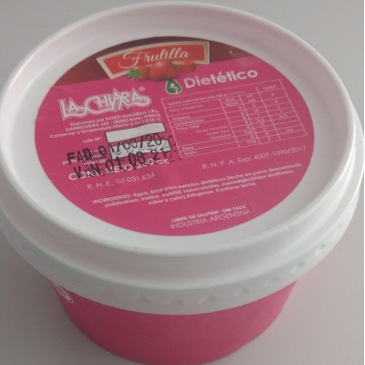 Helado Dietéticos 250gr.