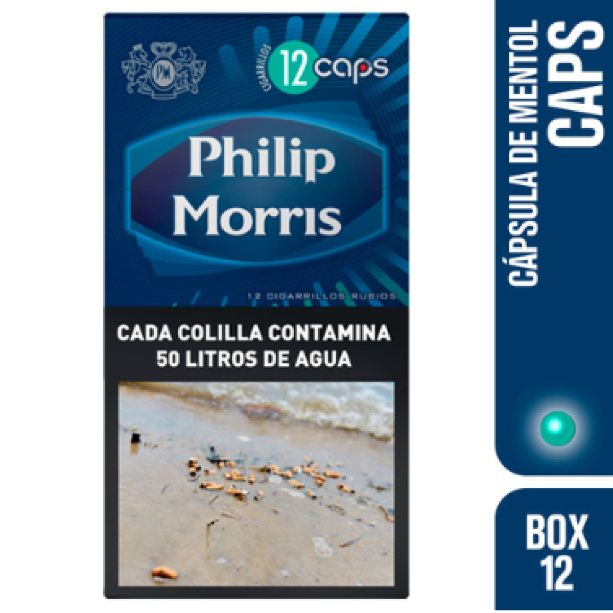 Philip Morris Caps Box 12u