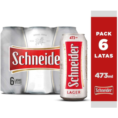Schneider Lager 473cc. Pack x6u.