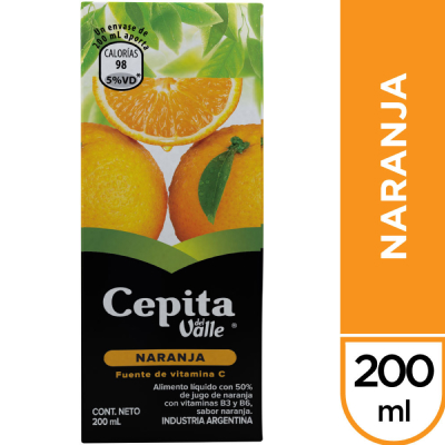 Jugo Cepita Naranja 200cc