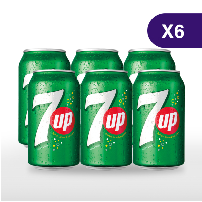 7UP 354cc Pack x6