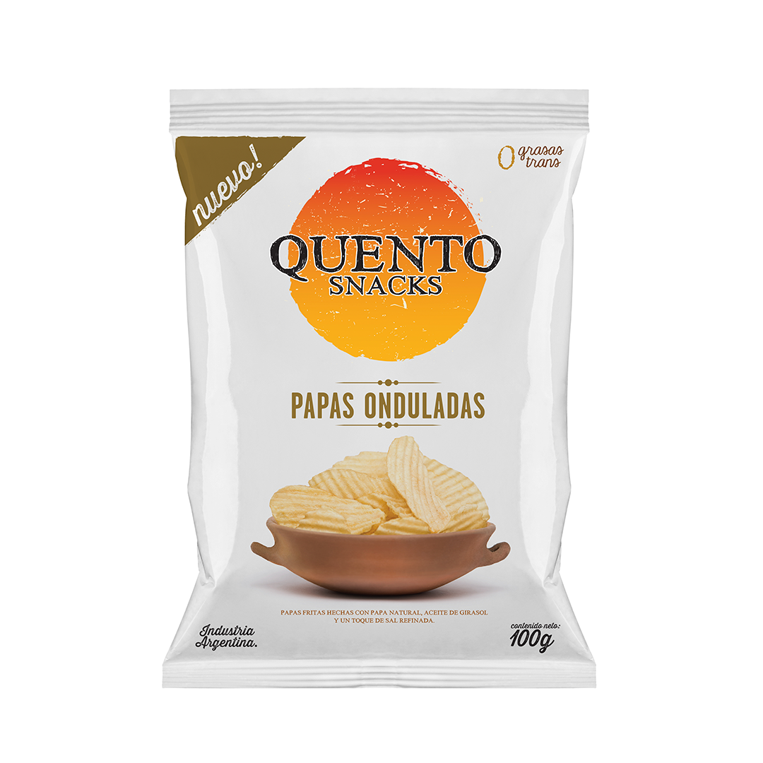 Papas Onduladas Quento 100gr