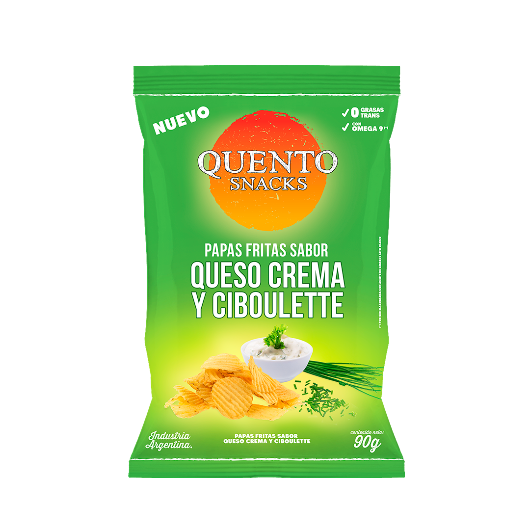 Papas Ciboulette Crema Quento 90gr