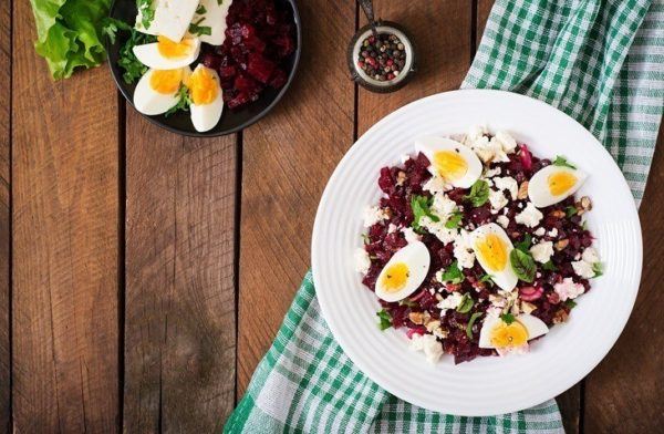 Ensalada Remolacha Y Huevo