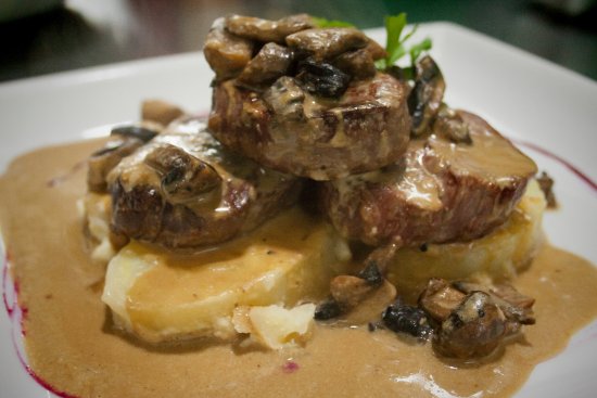 Lomo con Hongos