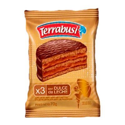 Alfajor Terrabusi Triple Dulce de Leche 70 gr