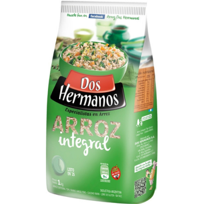 Arroz Dos Hermanos integral 1Kg