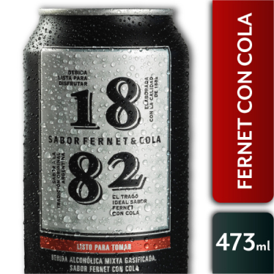 Fernet & Cola 1882 473cc