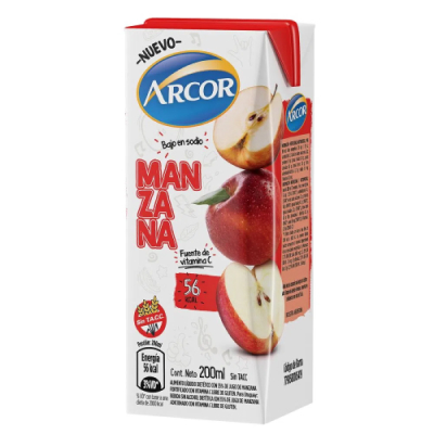 Jugo arcor manzana 200ml