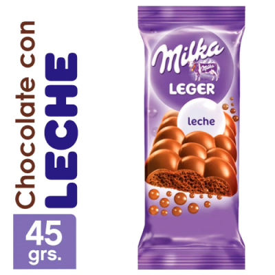Milka Leger Chocolate con Leche 45gr