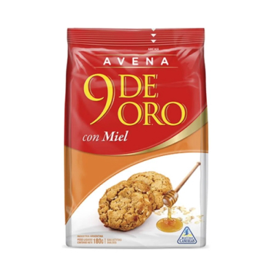 9 de oro avena y miel