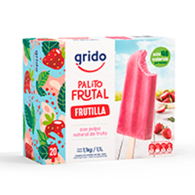 Palito Frutal Frutilla (caja de 20 unidades)