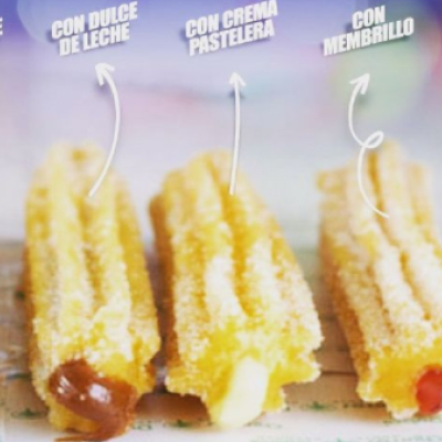 Churro De Crema Pastelera