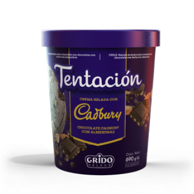 Tentación Cadbury Con Almendras (1lt.)